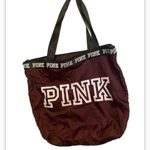 Pink Victoria’s secrets tote bag